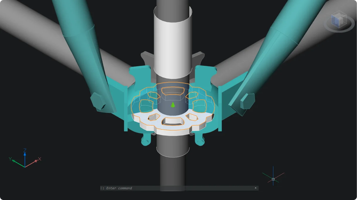3D hvatišta presjeka za napredne vizualne kontrole