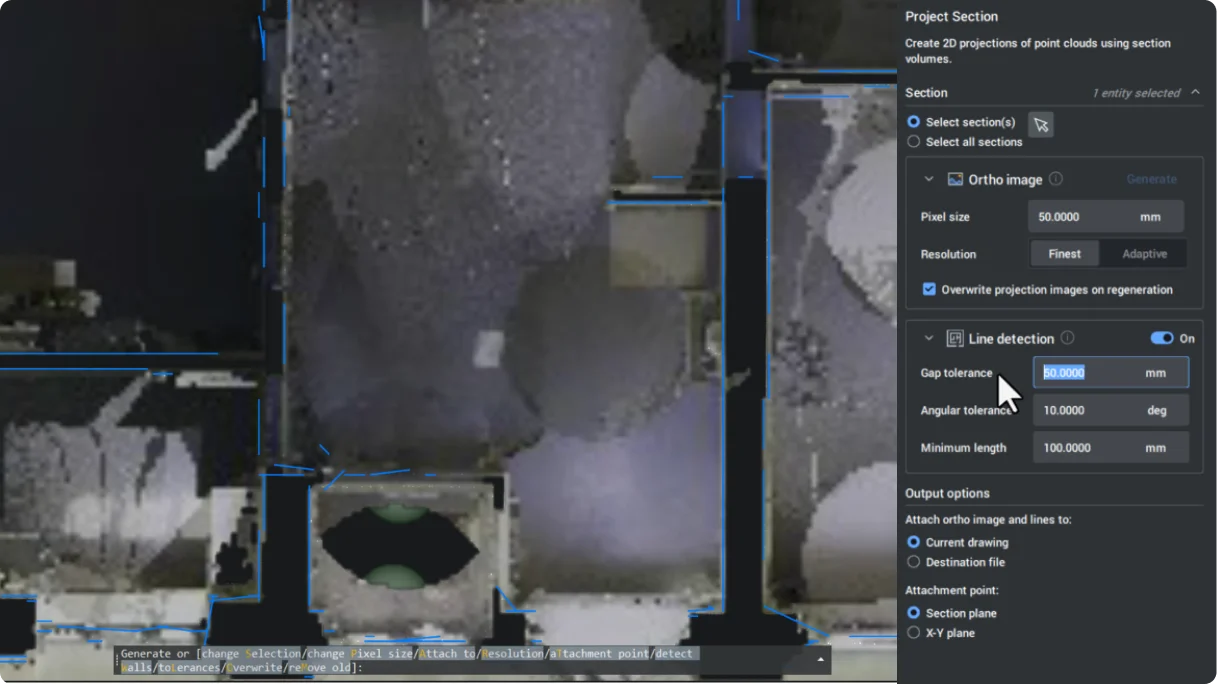 Automatsko otkrivanje linija i generiranje ortogonalnih slika
