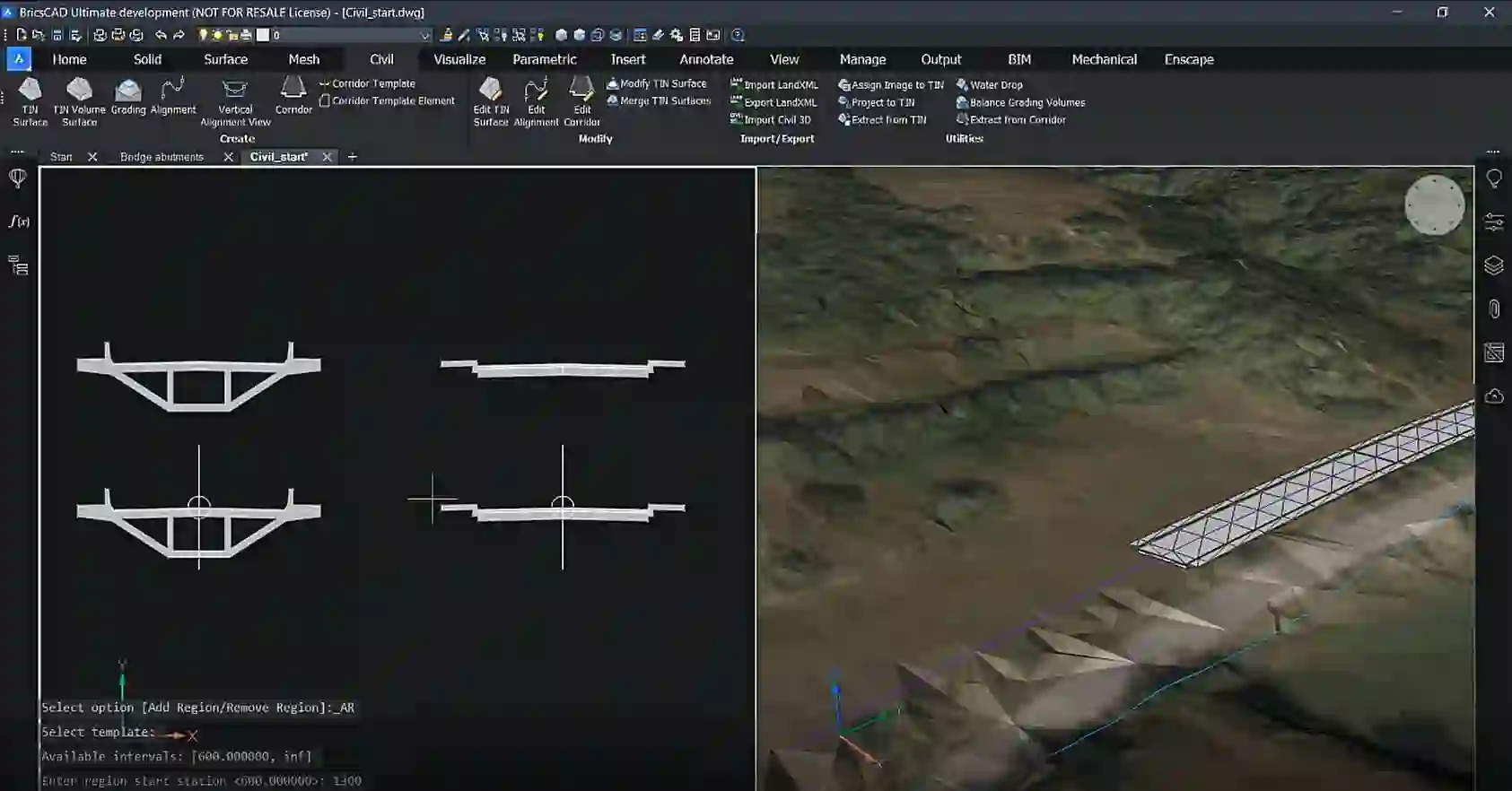 Idejni projekt i modeliranje koridora