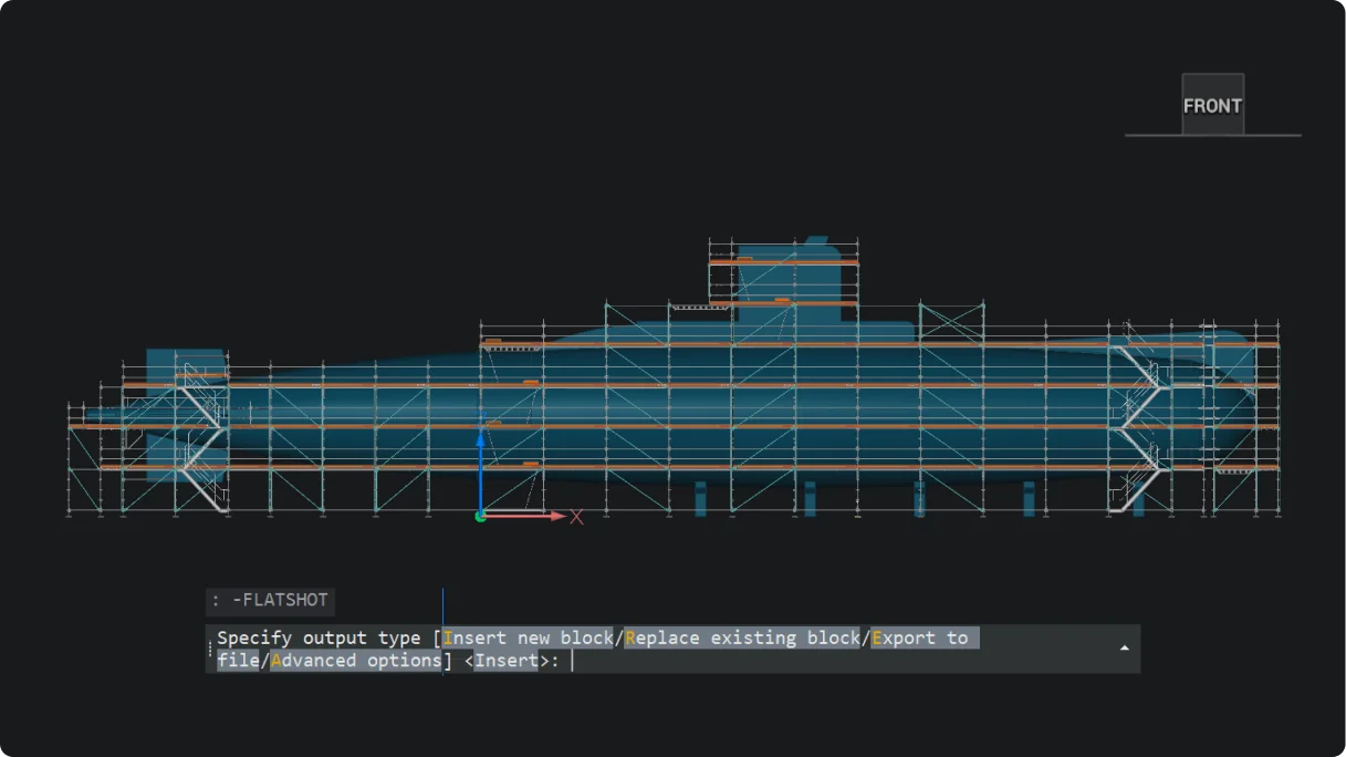 Snimanje ravnosti putem naredbenog retka