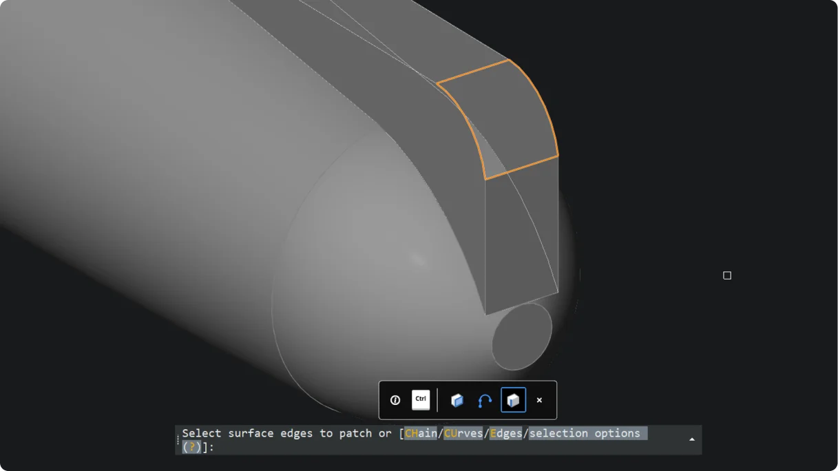 Zakrpe za popravak otvorenih površina modela