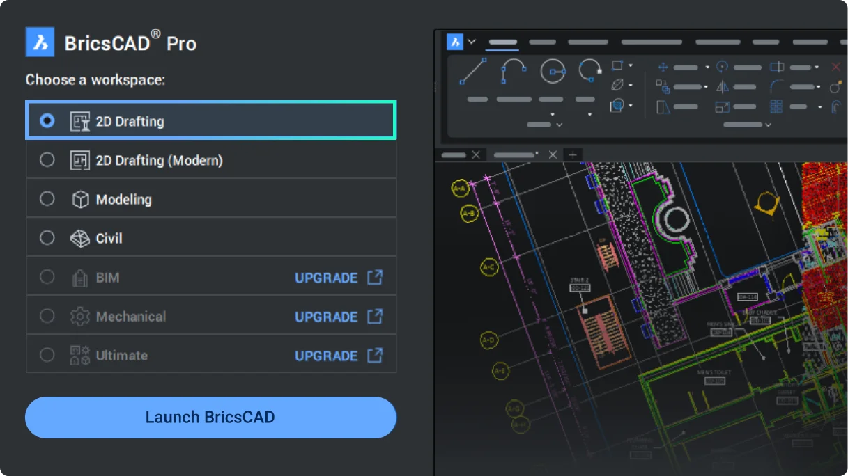 Pojednostavljeni odabir radnog prostora
